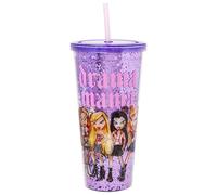 Silver Buffalo Bratz “Drama Mama” Confetti Cold Cup Featuring Cloe, Jade, Yasmin, and Sasha, 32 Ounces