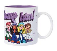Silver Buffalo Bratz Dump Him Stars Glitter 20oz Ceramic Mug