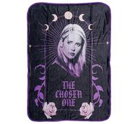 Silver Buffalo Buffy The Chosen One Dye Sublimation Printing 45" x 60" 185gsm Flannel Raschel Throw
