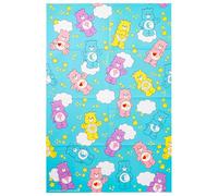 Silver Buffalo Care Bears Featuring Share, Funshine, Love-A-Lot, and Bedtime Bear Wrapping Paper - 12 Sheets - 20" x 30" - Festive Holiday and All Year Round Gift Wrap