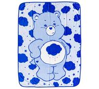 Silver Buffalo Care Bears Grumpy Bear 45" x 60" Fleece Throw, Soft and Cozy Blanket, 185 GSM