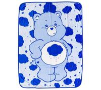 Silver Buffalo Care Bears Grumpy Bear 45" x 60" Fleece Throw, Soft and Cozy Blanket, 185 GSM