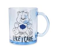 Silver Buffalo Care Bears Grumpy Like I Care 17.5oz Glass Coffee Mug