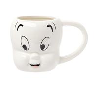 Silver Buffalo Casper Smiling Ceramic 3D Sculpted Mug, 20 Ounces