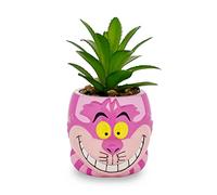 Silver Buffalo Disney Alice In Wonderland Cheshire Cat Mini Planter with Artificial Succulent