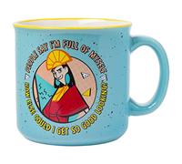 Silver Buffalo Disney Emperor's New Groove Kuzco Memphis How Else Could I Get So Good Looking Ceramic Camper Mug, 20 Ounces