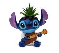 Silver Buffalo Disney Lilo & Stitch Elvis 6-Inch Ceramic Mini Planter With Artificial Succulent