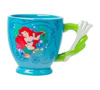 Silver Buffalo Disney Little Mermaid Ariel, 3D Sculpted Handle Mug, 20oz | Princess The, Dinglehopper Fork Hair Brush, Ceramic, 0.59 Liters