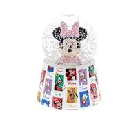 Silver Buffalo Disney Mickey and Friends Mini Light Up Snow Globe│Minnie Mouse│3.8 Inches Tall, 45mm (Small)