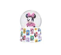 Silver Buffalo Disney Mickey and Friends Mini Light Up Snow Globe│Minnie Mouse│3.8 Inches Tall, 45mm (Small)