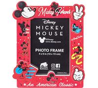 Silver Buffalo Disney Mickey Mouse An American Classic Boxed Resin Photo Frame, 4 x 6 Inches