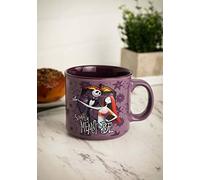 Silver Buffalo Disney Nightmare Before Christmas Simply Meant to Be Jack and Sally Ceramic Camper Style Mug, 20 Ounces