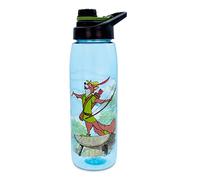 Disney Robin Hood "What A Good Day" 28-Ounce Water Bottle With Leakproof Lid | BPA-Free Plastic Sports Jug