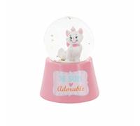 Silver Buffalo Disney The Aristocats Marie “Je Suis Adorable” Boxed Light Up Snow Globe, 45mm