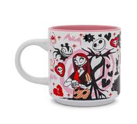 Silver Buffalo Disney The Nightmare Before Christmas Valentine's Town Stackable Ceramic Mug