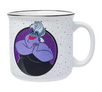 Silver Buffalo Disney Ursula Poor Unfortunate Souls Glitter Ceramic Camper Mug, 20 Ounces