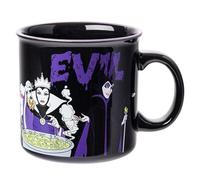 Silver Buffalo Disney Villains Evil Group Ceramic Camper Mug, 20 Ounces
