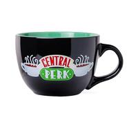 Silver Buffalo FRD20133 Friends Central Perk Logo Ceramic Soup Mug, Multicolor