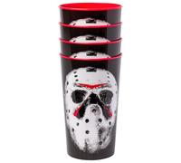 Silver Buffalo Friday The 13th TGIF 4pc 22oz Plastic Cup