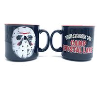 Silver Buffalo Friday The 13th Welcome to Camp Crystal Lake Ceramic Coffee Mug | Jason Voorhees Official Horror Movie Collectible