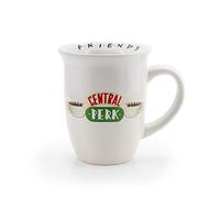 Silver Buffalo Friends Central Perk Logo Wide Rim Ceramic Mug, 16 Ounces