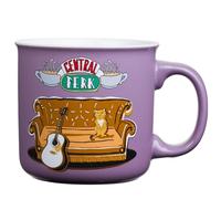Silver Buffalo Friends Central Perk Smelly Cat Large Ceramic Camper-Style Coffee Mug for Cappuccino, Latte, Hot Cocoa or Hot Tea, 20 Ounces