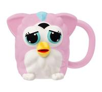 Silver Buffalo Furby Pink Ceramic 3D Sculpted Mug, 20 Ounces