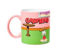 Silver Buffalo Garfield Ceramic Mug Featuring Garfield and Odie, 20 Ounces