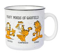 Silver Buffalo Garfield “Many Moods” Ceramic Camper Mug, 20 Ounces