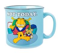 Silver Buffalo Garfield “Not Today” Ceramic Camper Mug, 20 Ounces