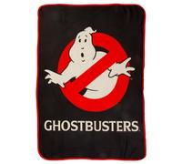 Silver Buffalo Ghostbusters No Ghost Movie Logo 45" x 60" Fleece Throw, Soft and Cozy Blanket, 180 GSM