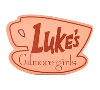 Silver Buffalo Gilmore Girls Luke's Coffee Glitter Large Die Cut MDF Box Wall Sign