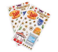 Silver Buffalo Gilmore Girls Party Paper Napkins Featuring Dragonfly Inn, Chilton, Stars Hollow, and Luke’s Diner, 32 Count