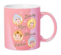 Silver Buffalo Golden Girls Blanche Dorothy, Ceramic Mug, 20oz | Pearlescent Finish, Rose and Sophia, 0.59 Liters