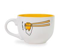Silver Buffalo Gudetama I'm Falling 24 Ounce Ceramic Soup Mug