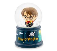 Silver Buffalo Harry Potter Chibi Castle Light Up Snow Globe, 55 mm