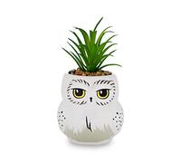 Silver Buffalo Harry Potter Hedwig 3-Inch Ceramic Mini Planter with Artificial Succulent