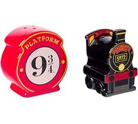 Silver Buffalo Harry Potter Hogwarts Express Platform 9 3/4 Ceramic Salt and Pepper Shaker