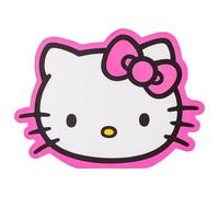 Silver Buffalo Hello Kitty Face and Logo Glitter Large Die Cut MDF Box Wall Sign
