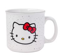 Silver Buffalo Hello Kitty Red Ceramic Camper Style Coffee Mug, 20 Ounces