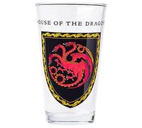 Silver Buffalo House of The Dragon Crest Boxed Pint Glass,16 Ounces