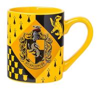 Silver Buffalo HP7432 Harry Potter Hufflepuff House Crest Ceramic Mug, 14-Ounces