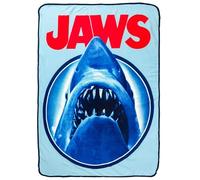 Silver Buffalo Jaws Need A Bigger Boat 45" x 60" Fleece Throw, Soft and Cozy Blanket, 180 GSM