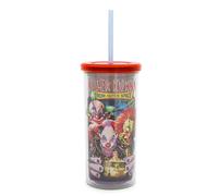 Silver Buffalo Killer Klowns From Outer Space Carnival Cup With Lid and Straw | Holds 20 Ounces