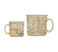 Silver Buffalo Lord of The Rings Fellowship Map Wax Resist 20oz Ceramic Camper Mug