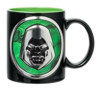 Silver Buffalo Marvel Avengers Doomsday Doctor Doom, 3D Embossed Mug, 20oz | Ceramic, Foil, Cup, 0.59 Liters
