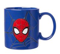 Silver Buffalo Marvel Comics Spidey Face and Web Wax Resist Ceramic Mug, 20 Ounces