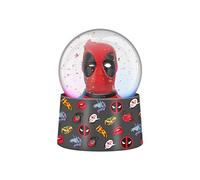 Silver Buffalo Marvel Deadpool Icon Boxed 45mm Light Up Snow Globe