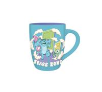 Silver Buffalo Monsters Inc. Scare Zone Clouds 25oz Jumbo Curved Ceramic Mug