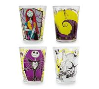 Silver Buffalo NB110864 Nightmare Before Christmas Mini Glasses (4 Pack), Multicolor
